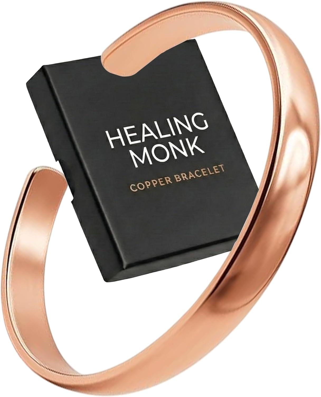 Pure Copper Bracelet for Men & Women – Handmade Uncoated Copper Jewelry Cuff – Adjustable Healing Copper Bracelets for Arthritis – Mens & Womens Copper Cuff Pulsera De Cobre
