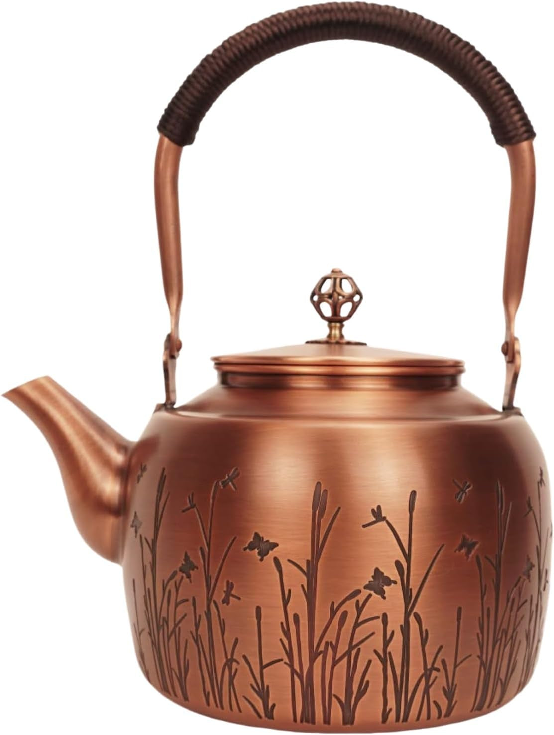 Pure Copper Kettle Copper Teapot for Stovetop 1600Ml (Type4)